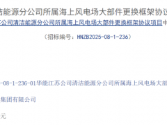 中標結果定了！2500MW海上風電場大部件更換項目